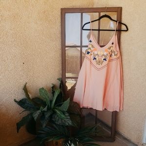 Coral Dress by A Peach Clothing